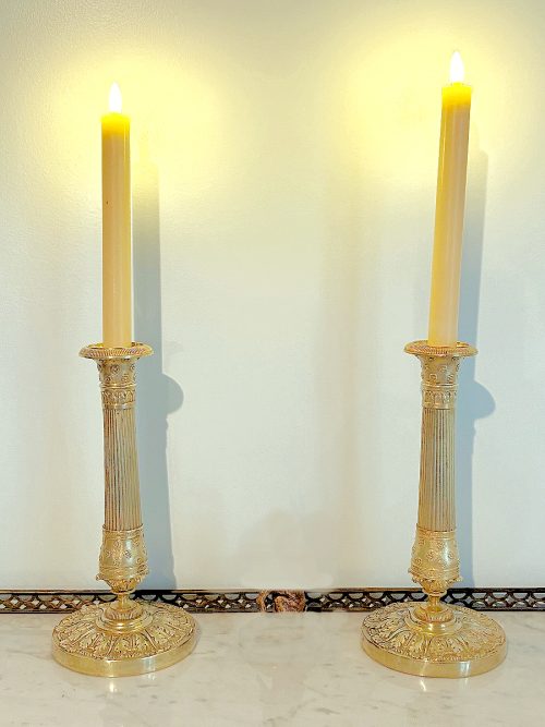 Kerzenständer Empire Frankreich um 1810  H. 24,5 cm