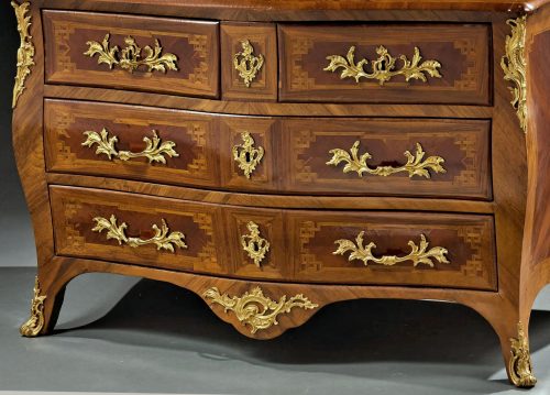 Kommode Rokoko Deutschland  Dresden um 1765 Louis XV - Vgl. Gisela Haase, Dresdener Möbel des 18.Jahrhunderts, Leipzig 1983 – Bild 5