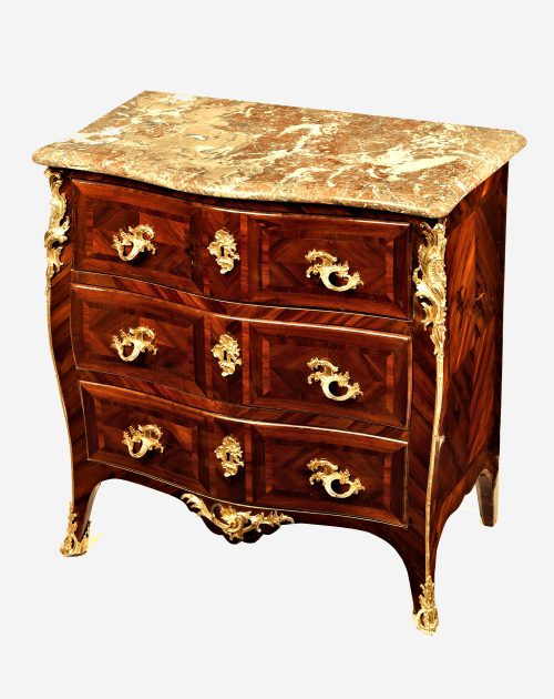 Alternative view of Kommode Rokoko Frankreich Louis XV um 1765  gestempelt N.A.LAPIE