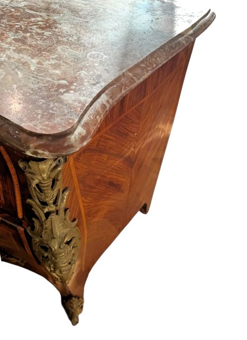 Kommode Rokoko Frankreich Louis XV um 1760 gestempelt J. SCHMITZ – Bild 4