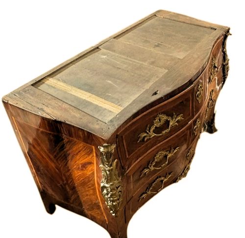 Kommode Rokoko Frankreich Louis XV um 1760 gestempelt J. SCHMITZ – Bild 5