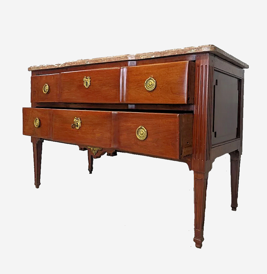 Kommode Klassizismus Frankreich Louis XVI Mahagoni um 1790 Joseph Canabas attr. – Bild 7
