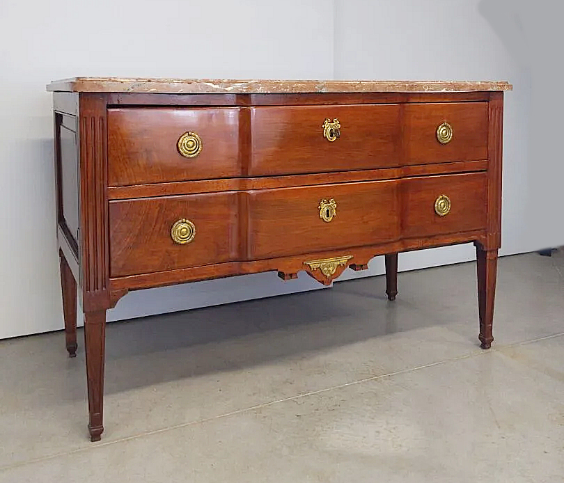 Kommode Klassizismus Frankreich Louis XVI Mahagoni um 1790 Joseph Canabas attr. – Bild 2