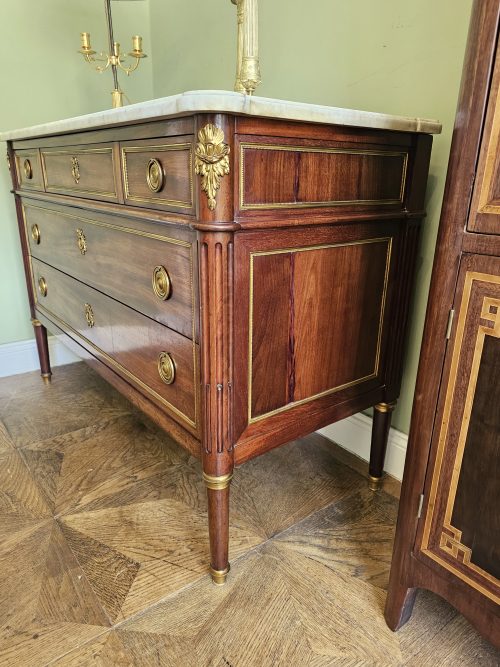 Kommode Klassizismus Frankreich Louis XVI gestempelt B.MOLITOR um 1780 – Bild 8