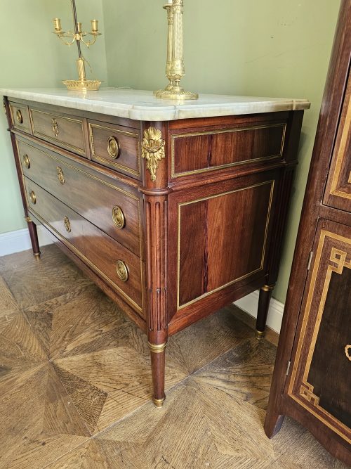 Kommode Klassizismus Frankreich Louis XVI gestempelt B.MOLITOR um 1780 – Bild 13