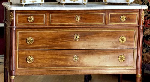 Kommode Klassizismus Frankreich Louis XVI gestempelt B.MOLITOR um 1780 – Bild 9