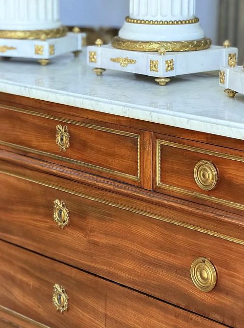 Kommode Klassizismus Frankreich Louis XVI gestempelt B.MOLITOR um 1780 – Bild 4