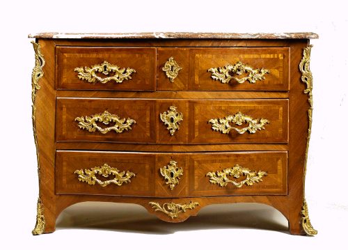 Kommode Rokoko Louis XV Frankreich um 1760 gestempelt D. GENTY Denis Genty Maître 13.März 1754